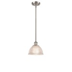 Arietta Pendant - Brushed Satin Nickel / Clear