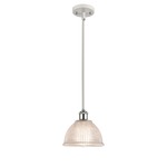 Arietta Pendant - White / Clear