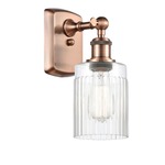 Hadley Wall Sconce - Antique Copper / Clear