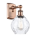 Waverly Wall Sconce - Antique Copper / Clear
