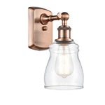 Ellery Wall Sconce - Antique Copper / Clear