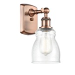 Ellery Wall Sconce - Antique Copper / Clear Seedy