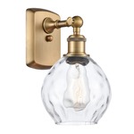 Waverly Wall Sconce - Brushed Brass / Clear