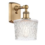Niagra Wall Sconce - Brushed Brass / Clear