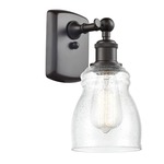 Ellery Wall Sconce - Oil Rubbed Bronze / Clear Seedy