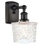 Niagra Rectangle Canopy Wall Sconce - Oil Rubbed Bronze / Clear