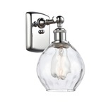 Waverly Wall Sconce - Polished Chrome / Clear