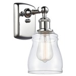 Ellery Wall Sconce - Polished Chrome / Clear