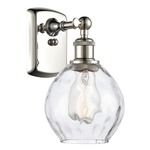 Waverly Wall Sconce - Polished Nickel / Clear