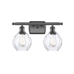 Waverly Bathroom Vanity Light - Oil Rubbed Bronze / Clear