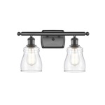 Ellery Bathroom Vanity Light - Oil Rubbed Bronze / Clear