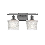 Niagra Bathroom Vanity Light - Oil Rubbed Bronze / Clear