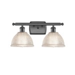 Arietta Bathroom Vanity Light - Oil Rubbed Bronze / Clear