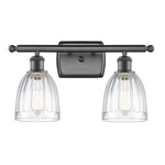 Brookfield Bathroom Vanity Light - Oil Rubbed Bronze / Clear