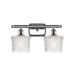 Niagra Bathroom Vanity Light - Polished Chrome / Clear