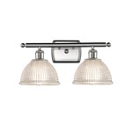 Arietta Bathroom Vanity Light - Brushed Satin Nickel / Clear