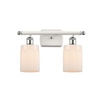 Hadley Bathroom Vanity Light - White / Polished Chrome / Matte White