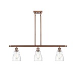 Ellery Island Pendant - Antique Copper / Clear Seedy