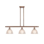 Arietta Island Pendant - Antique Copper / Clear