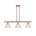 Arietta Island Pendant - Antique Copper / Clear