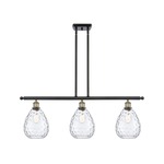 Waverly Island Pendant - Black / Antique Brass / Clear