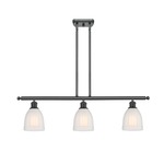 Brookfield Linear Pendant - Matte Black / White