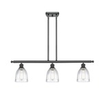 Brookfield Linear Pendant - Matte Black / Clear