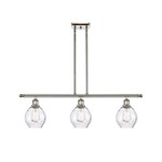 Waverly Island Pendant - Polished Nickel / Clear