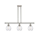 Waverly Island Pendant - Polished Nickel / Clear