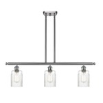 Hadley Island Pendant - Brushed Satin Nickel / Clear