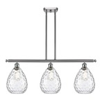 Waverly Island Pendant - Brushed Satin Nickel / Clear