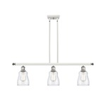 Ellery Island Pendant - White / Polished Chrome / Clear