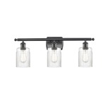 Hadley Bathroom Vanity Light - Matte Black / Clear