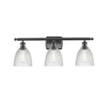 Castile Bathroom Vanity Light - Oil Rubbed Bronze / Clear