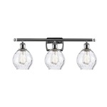 Waverly Bathroom Vanity Light - Polished Chrome / Clear