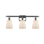 Ellery Bathroom Vanity Light - Polished Chrome / White