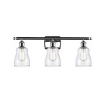 Ellery Bathroom Vanity Light - Polished Chrome / Clear