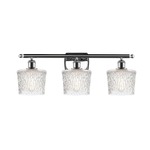 Niagra Bathroom Vanity Light - Polished Chrome / Clear