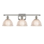 Arietta Bathroom Vanity Light - Polished Nickel / Clear