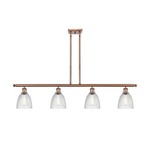 Castile Island Pendant - Antique Copper / Clear