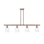 Ellery Island Pendant - Antique Copper / Clear Seedy