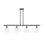 Ellery Island Pendant - Black / Antique Brass / Clear