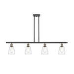 Ellery Island Pendant - Black / Antique Brass / Clear