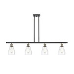 Ellery Island Pendant - Black / Antique Brass / Clear Seedy