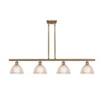 Arietta Island Pendant - Brushed Brass / Clear