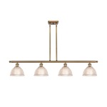 Arietta Island Pendant - Brushed Brass / Clear