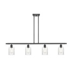 Hadley Island Pendant - Matte Black / Clear