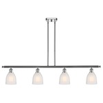 Brookfield Linear Pendant - Polished Chrome / White