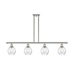 Waverly Island Pendant - Polished Nickel / Clear