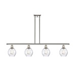 Waverly Island Pendant - Polished Nickel / Clear